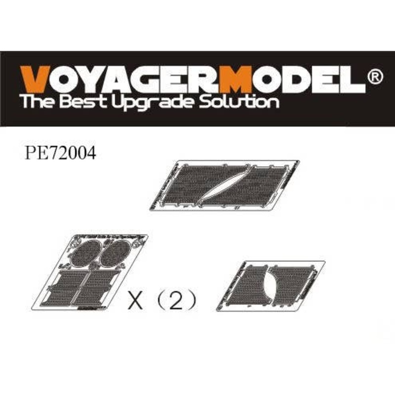 1/72 WWII German King Tiger Grills & Gun Sight (Dual Set) (For Dragon)