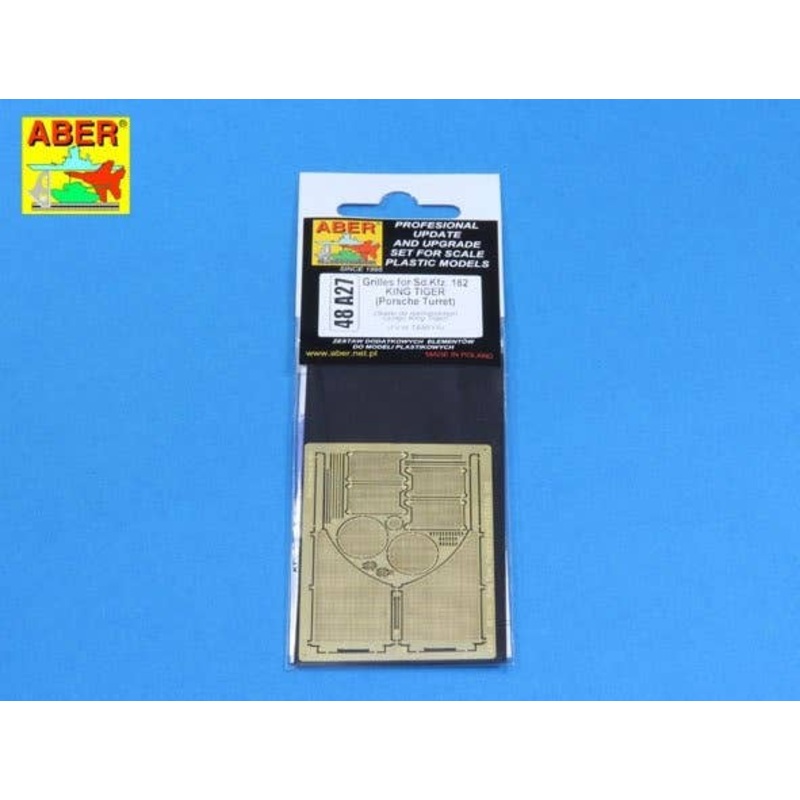 1/48 Grilles for Sd.Kfz. 182 King Tiger (Porsche Turret)
