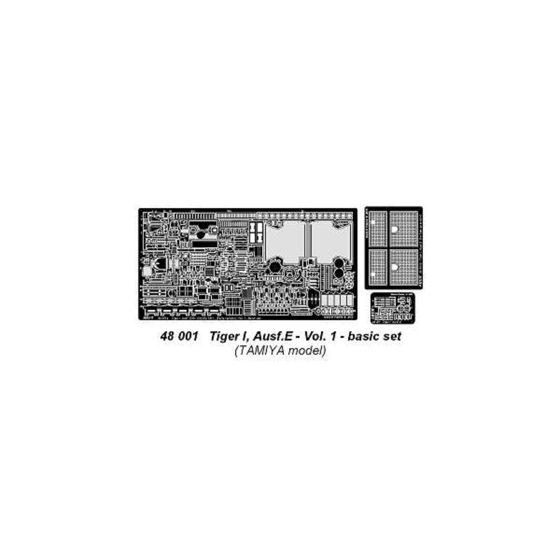 1/48 Sd.Kfz.181 Pz.Kpfw.VI Ausf E-Tiger I Vol.1 Basic Set (for Tamiya)