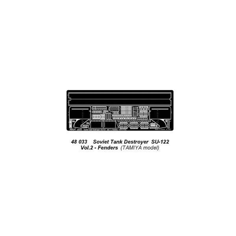1/48 SU-122 Vol.2: Fenders (for Tamiya)