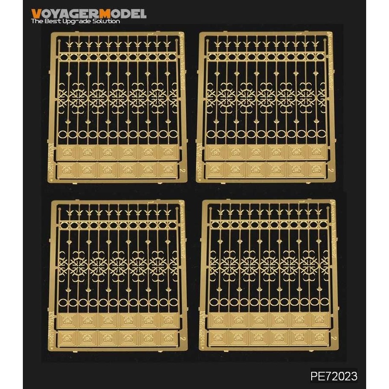 1/72 European Iron Fence (Pattern 2) (for All)