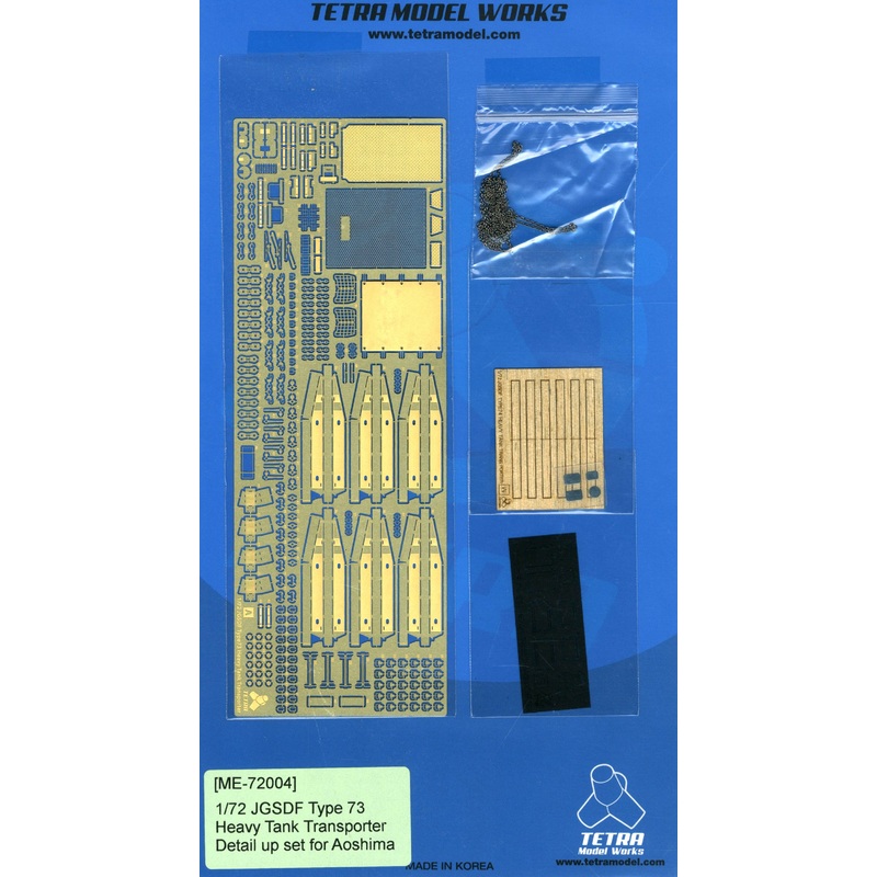 1/72 JGSDF Type 73 Heavy Tank Transporter Detail Up Set for Aoshima