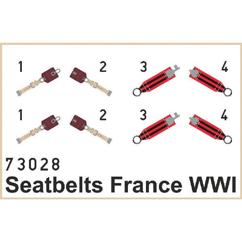 1/72 Seatbelts France WWI Super Fabric