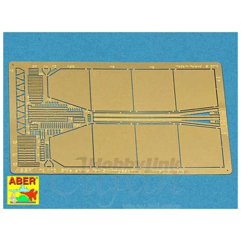 1/72 Side Skirts for Sturmgeschutz III (Late Model)