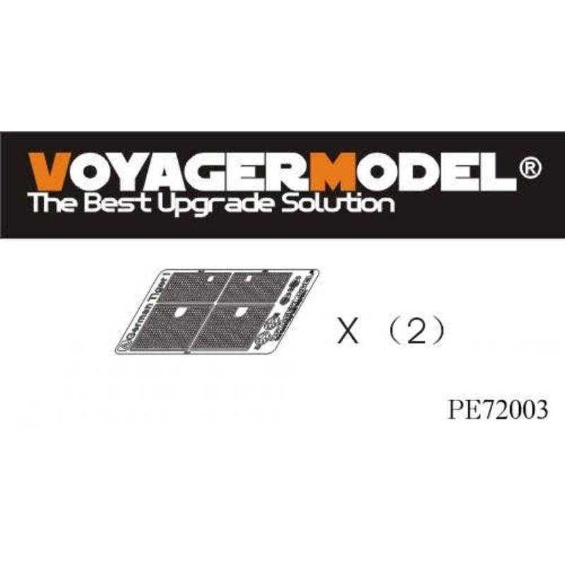 1/72 WWII German Tiger I Grills & Gun Sight (Dual Set) (For Dragon)