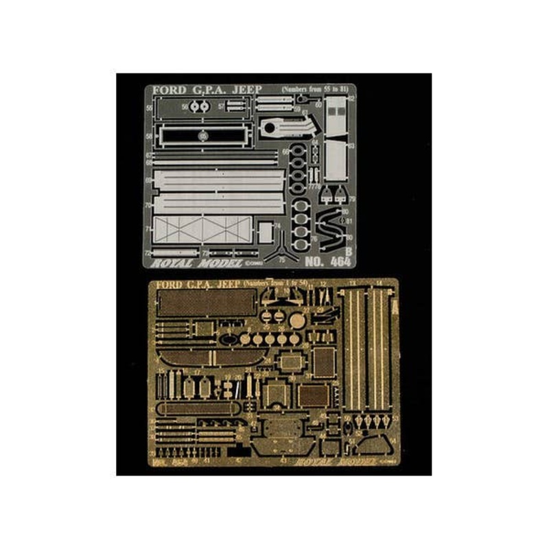 1/35 Ford G.P.A. Jeep PE Set (for Tamiya)