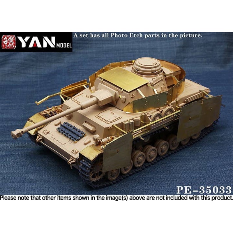 1/35 German  Pz.Kpfw.IV Ausf.H  Medium tank PE set for RFM RM-5046