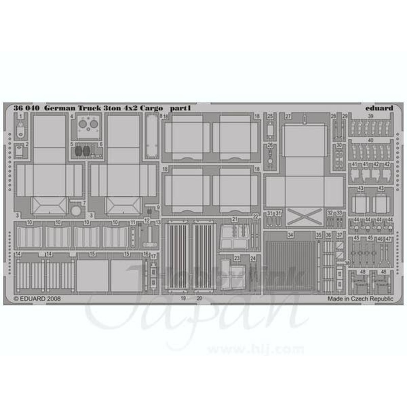 1/35 German Truck 3ton 4x2 Cargo (for Tamiya 35291)