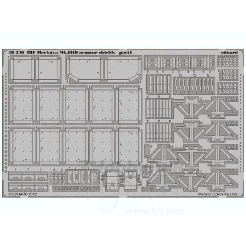 1/35 IDF Merkava Mk.IIID Amour Shields