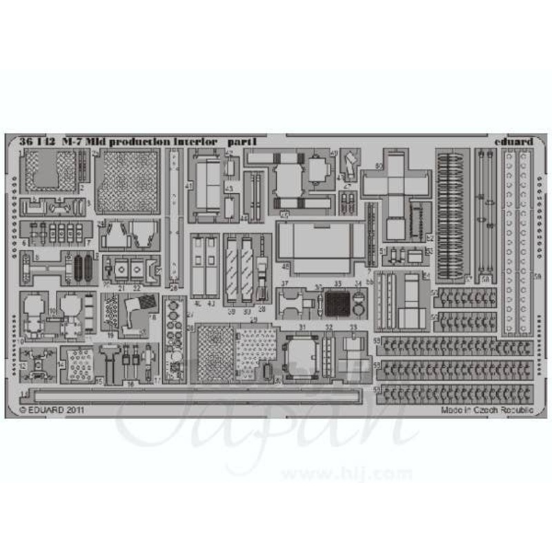 1/35 M-7 Mid Production Interior (for Dragon)
