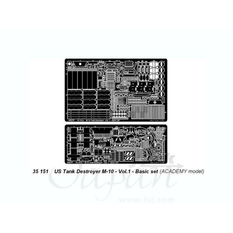 1/35 US Tank Destroyer M10 Vol.1 Basic Set (for Academy)