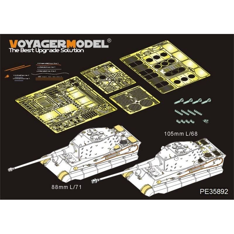 1/35 WWII German King Tiger Final Detail Parts Version (for Meng)