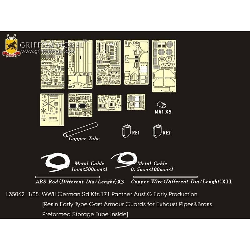 1/35 WWII German Sd.Kfz.171 Panther Ausf.G Early Production
