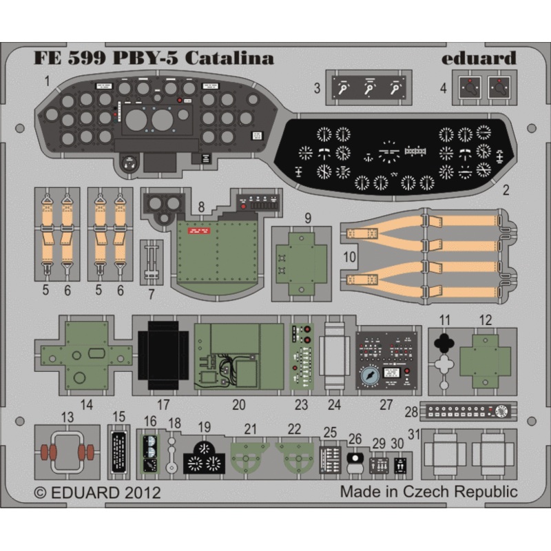 1/48 PBY-5 Zoom Etching Parts (For Level)