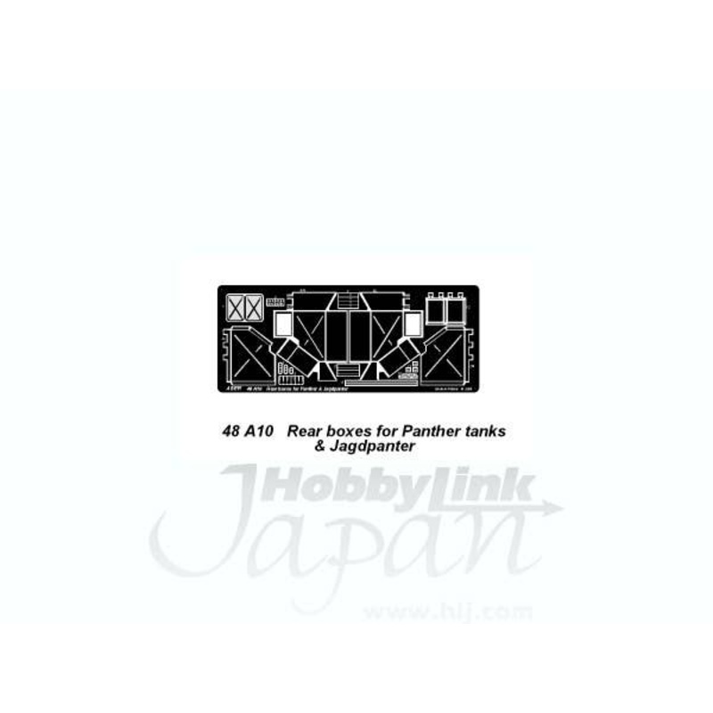 1/48 Rear Boxes for Panther Tanks & Jagdpanther