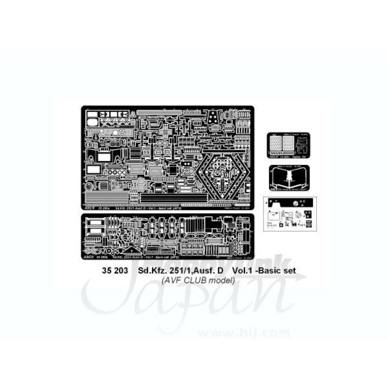 Sd.Kfz. 251/1 Ausf D Vol.1: Basic Set (for AFV Club)