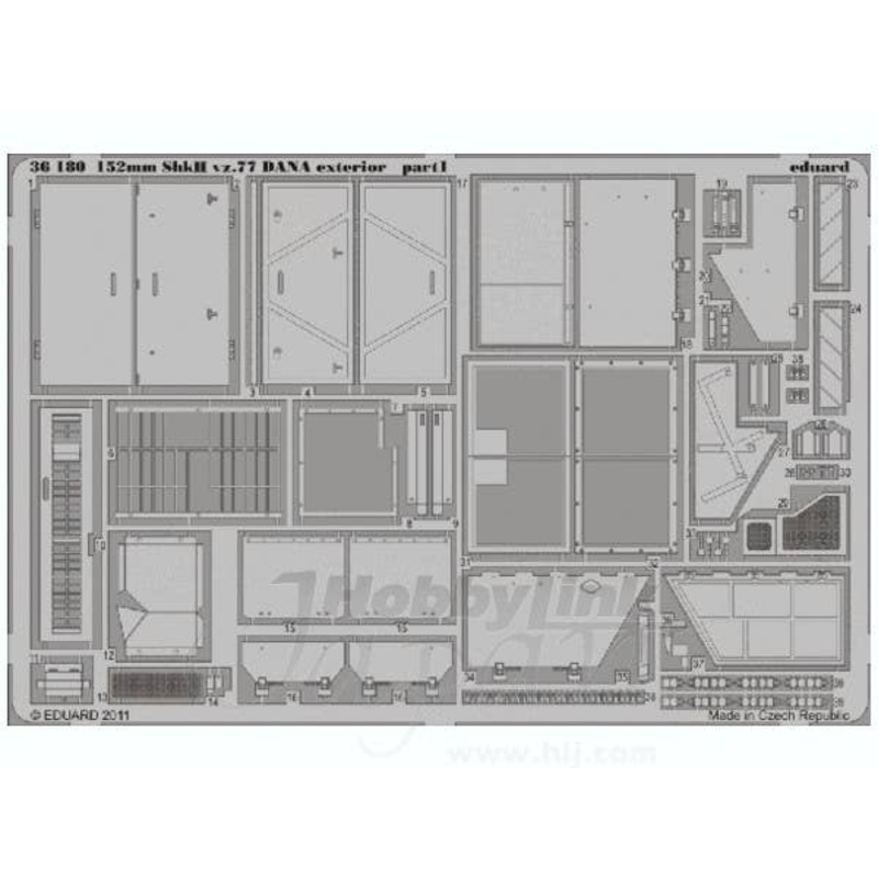 1/35 152mm ShkH vz.77 DANA Exterior (for Hobby Boss)