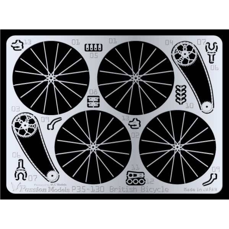 1/35 British Paratrooper Bicycle Spoke Etching Set