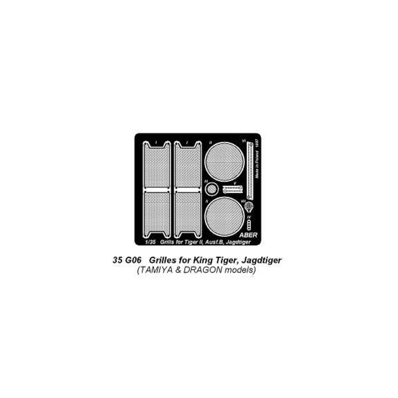 1/35 Grilles for King Tiger / Jagdtiger