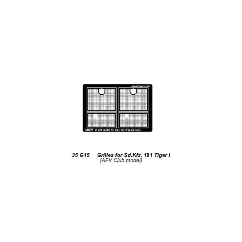 1/35 Grilles for Sd.Kfz. 181 Tiger I (for AFV Club)