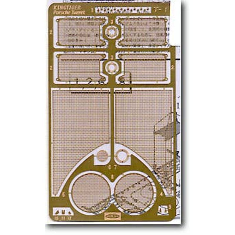 1/35 King Tiger Porsche Photo-Etched Parts