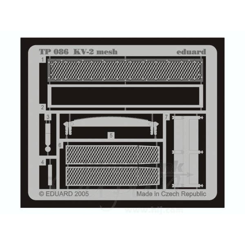 1/35 KV-2 mesh (for Trumpeter)