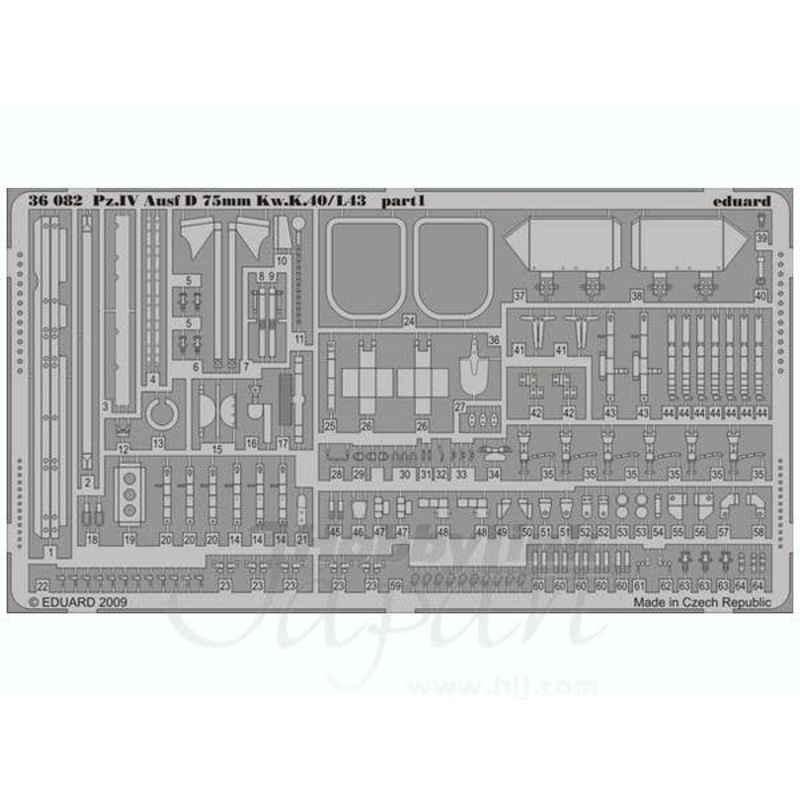 1/35 Pz.IV Ausf.D 75mm Kw.K.40/L43 (for Dragon 6330)