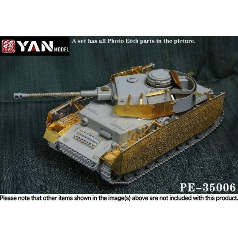 1/35 Pz.Kpfw.IV Ausf.J Photo-Etched Parts (for Border Model BT008)