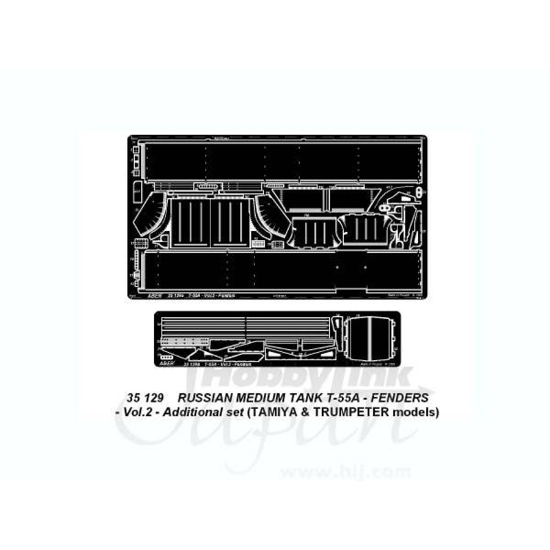 1/35 Russian Med Tank T-55A Vol.2 Fenders (for Tamiya & Trumpeter)