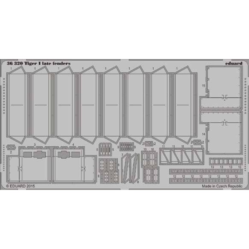 1/35 Tiger I Late Fenders (for Academy)