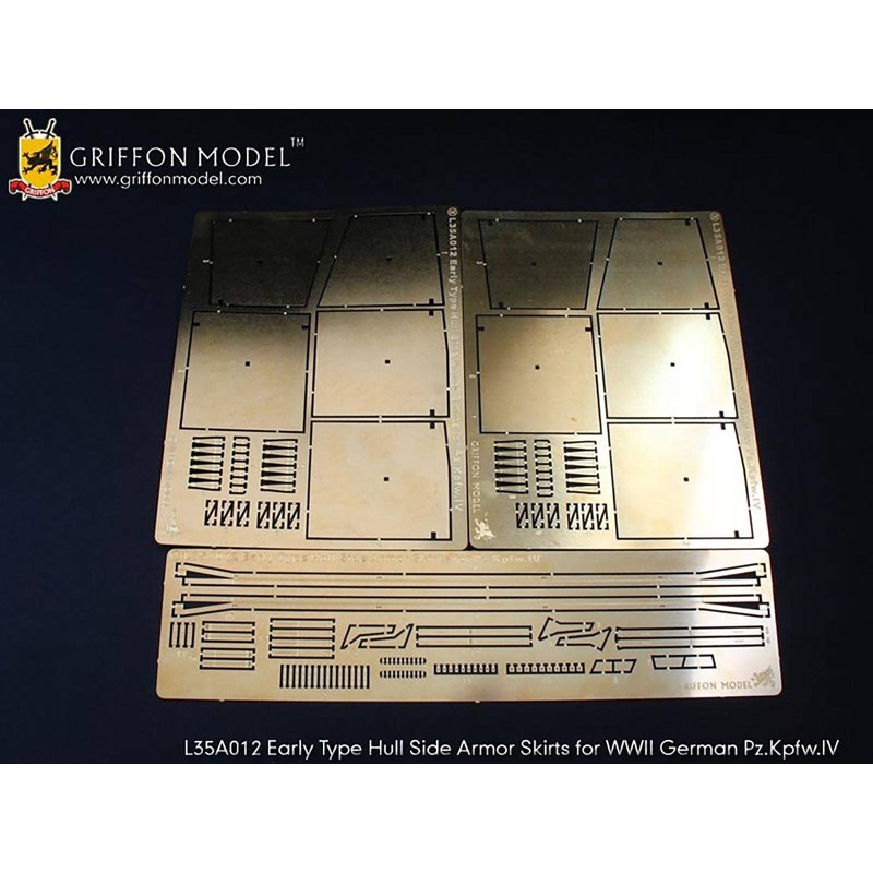 1/35 WW.II German Army IV G Type Kit Initial Type Body Side Increase Armor Plate Schulzen Parts Set