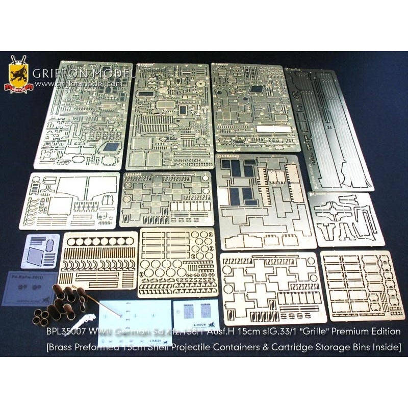 1/35 WWII German Sd.Kfz.138/1 Ausf.H 15cm sIG33/1 Grille Premium Edition