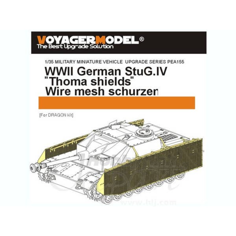 1/35 WWII German StuG.IV Thoma Shields Wire Mesh Schurzen (for Dragon)