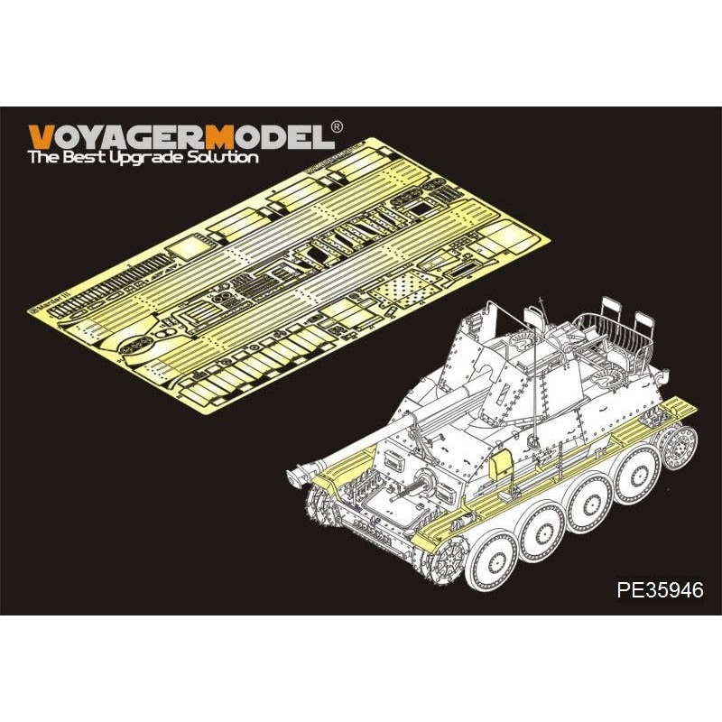 1/35 WWII German Tank Destroyer Marder III Sd.Kfz.139 Fenders w/additional parts (for Tamiya)
