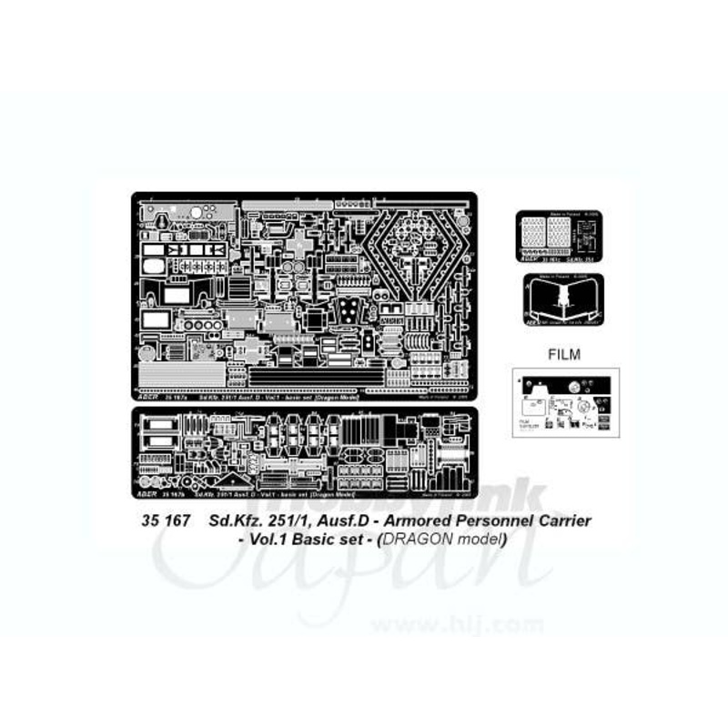 Sd.Kfz. 251/1 Ausf D Vol.1 Basic Set (for Dragon)