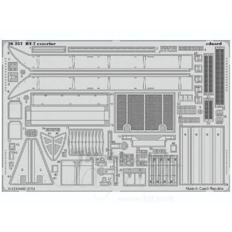 1/35 BT-7 Exterior (for Tamiya)