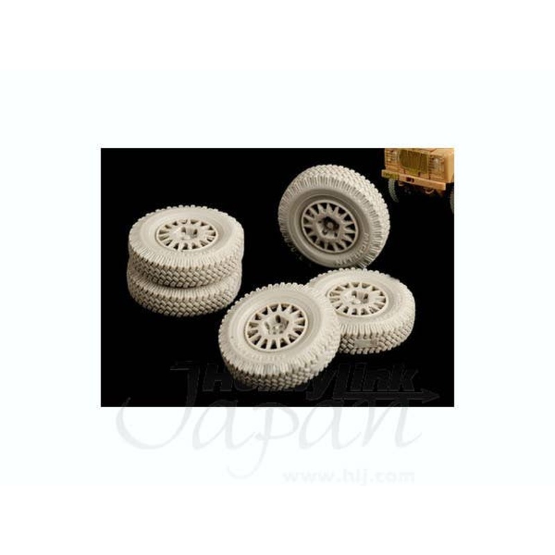1/35 Modern Land Rover Weighted Road Wheels #2 (for Hobby Boss)