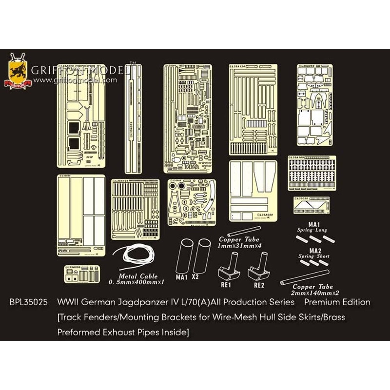 1/35 WW.II German Jagdpanzer IV L/70(A) All Production Series Premium Edition