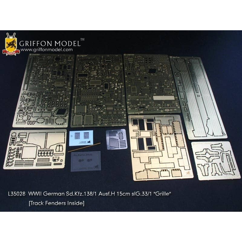 1/35 WWII German Sd.Kfz.138/1 Ausf.H 15cm sIG33/1 "Grille"