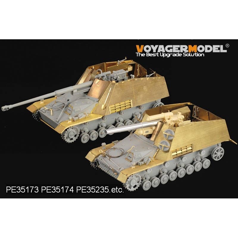 1/35 WWII Nashorn / Hornisse / Hummel Fenders and Floor (For DRAGON)