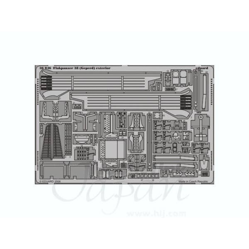 1/35 Flakpanzer 38 (Gepard) exterior (for Italeri)