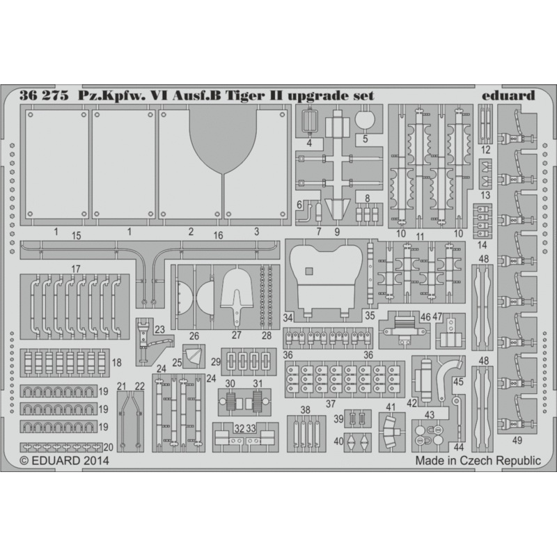 1/35 Pz. Kpfw. VI Ausf. B Tiger II Upgrade Set (for Eduard/Academy)
