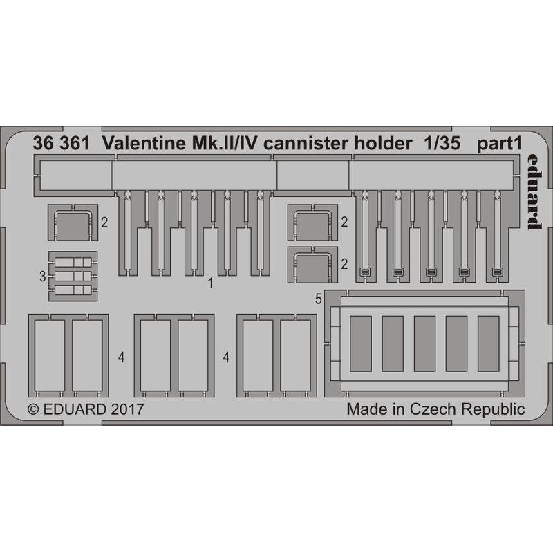 1/35 ValentIne Mk.II/IV Cannister Holder (for Tamiya)