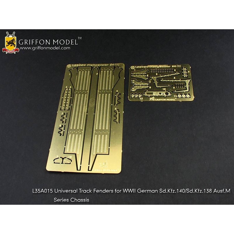 1/35 WW.II German Army Sd.Kfz.138 M Series Kit Fender Parts Set