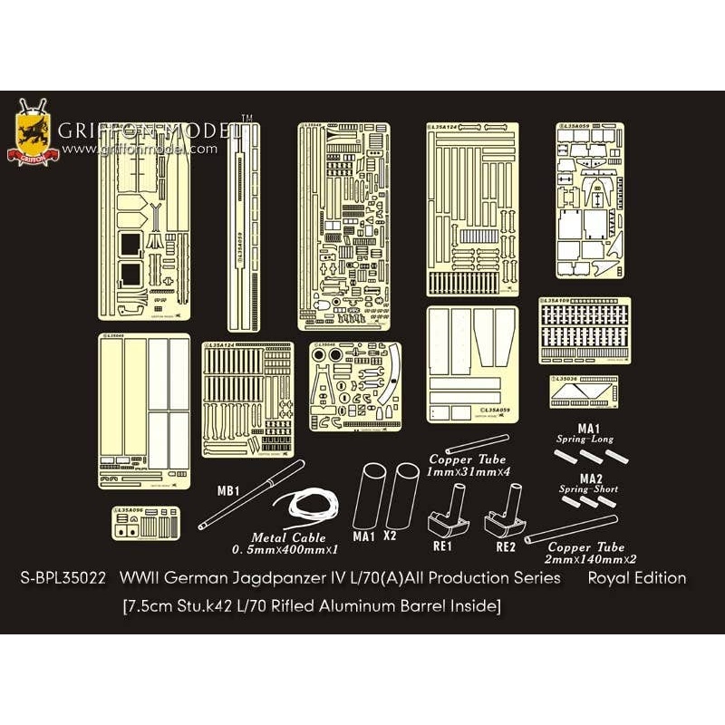 1/35 WWII German Jagdpanzer IV L/70(A) All Production Series Royal Edition