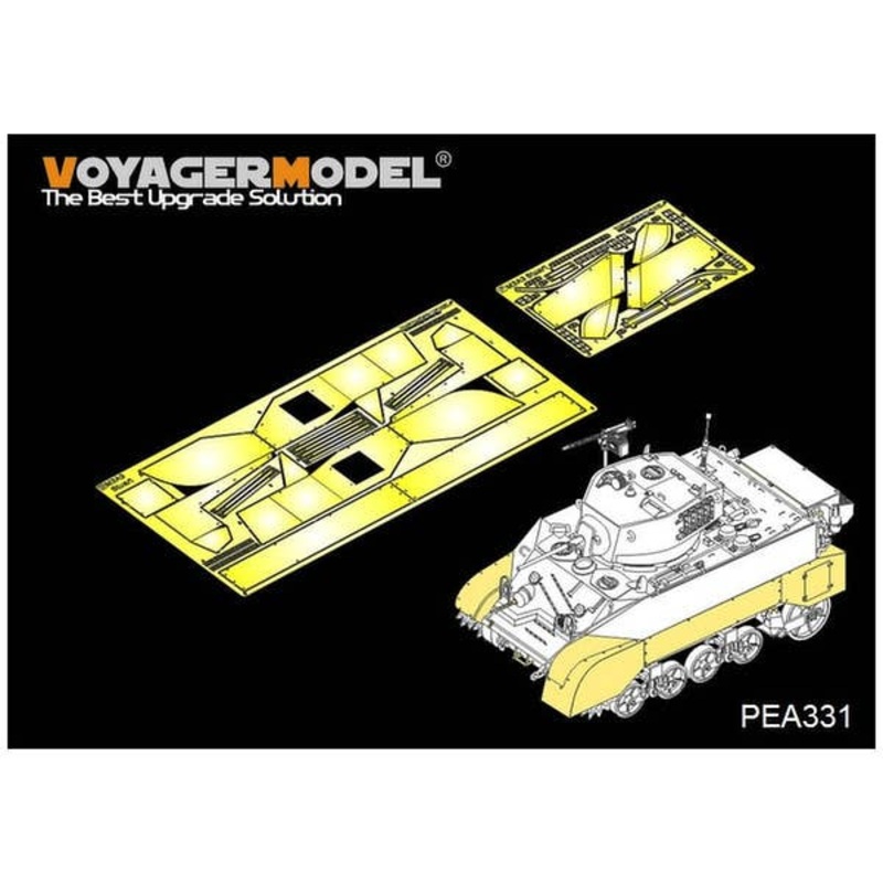 1/35 WWII US M3A3 Stuart Fenders/Side Skirts (for AFV Club)