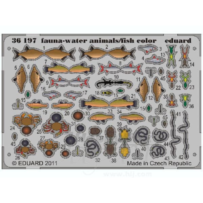 1/35 Fauna Water Animals / Fish Color