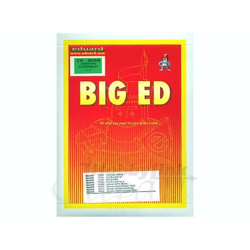 1/35 German WWII Accessories Set Big Ed set