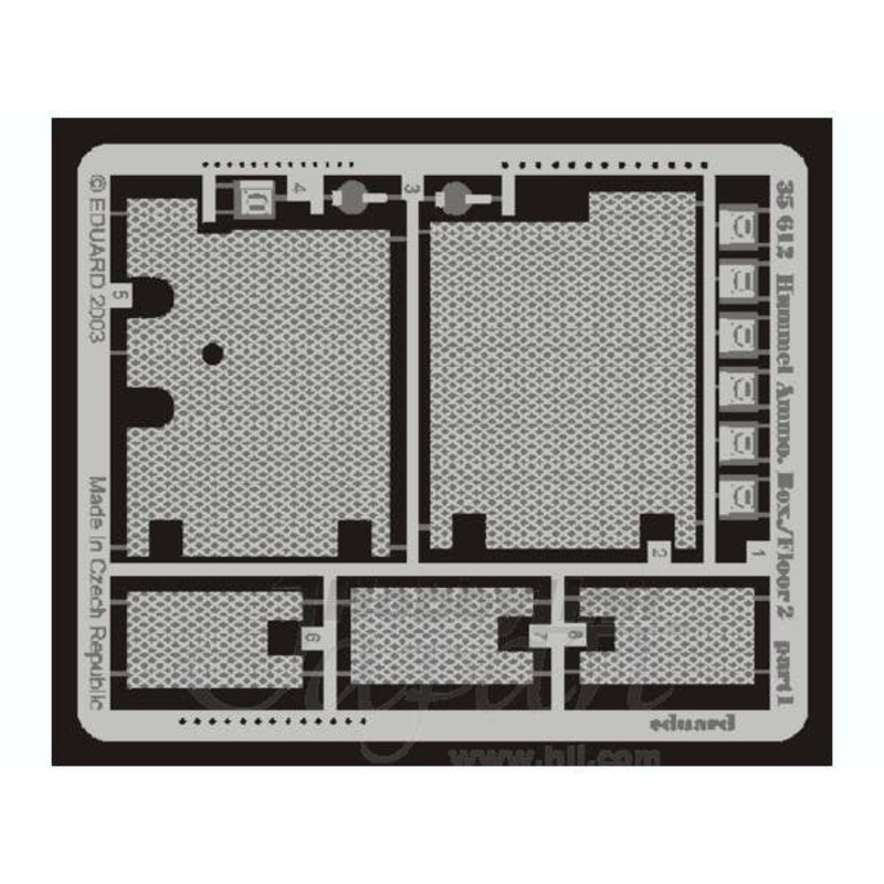 1/35 Hummel ammo. Box/Floor 2 (for Dragon)