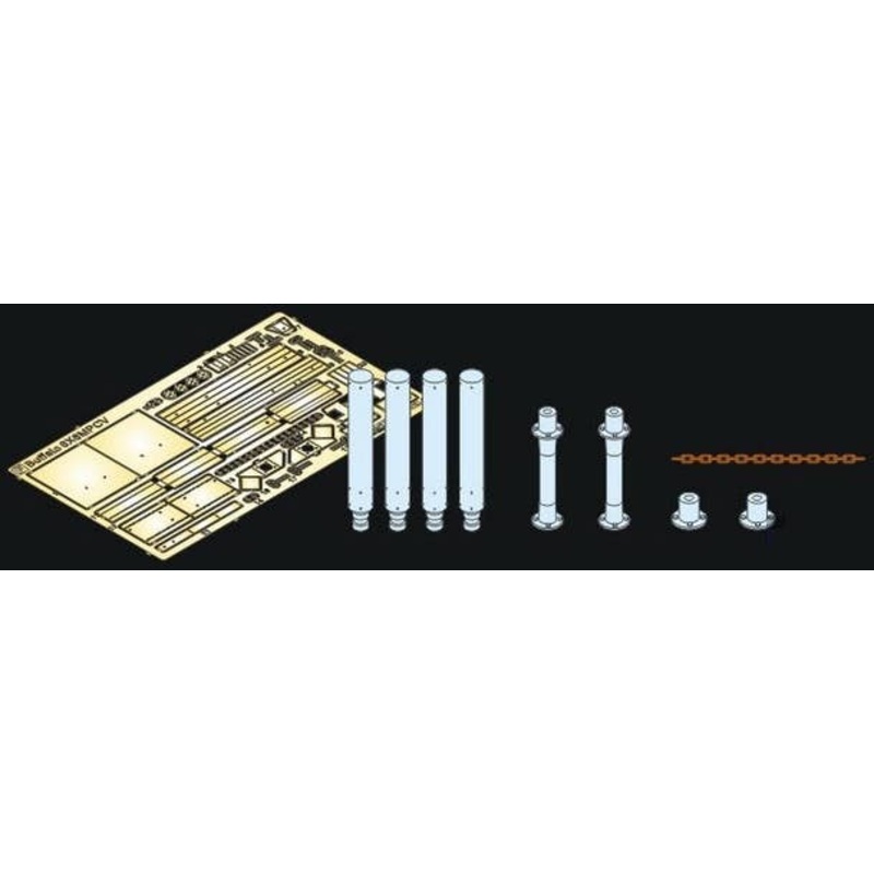1/35 Modern US Buffalo 6X6 MPCV Rhino Anti IED Device sets (For Bronco)